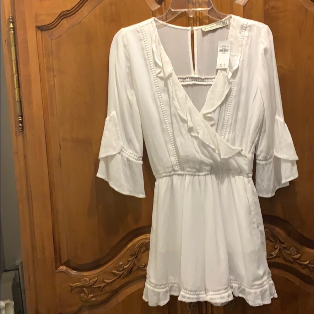 Abercrombie & Fitch xs white romper